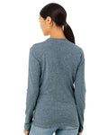 BELLA + CANVAS 6500 Heather Slate — on model back