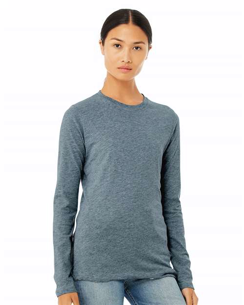 BELLA + CANVAS 6500 Heather Slate — on model front