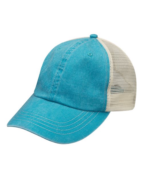 Adams Headwear GC102 Caribbean Blue — front