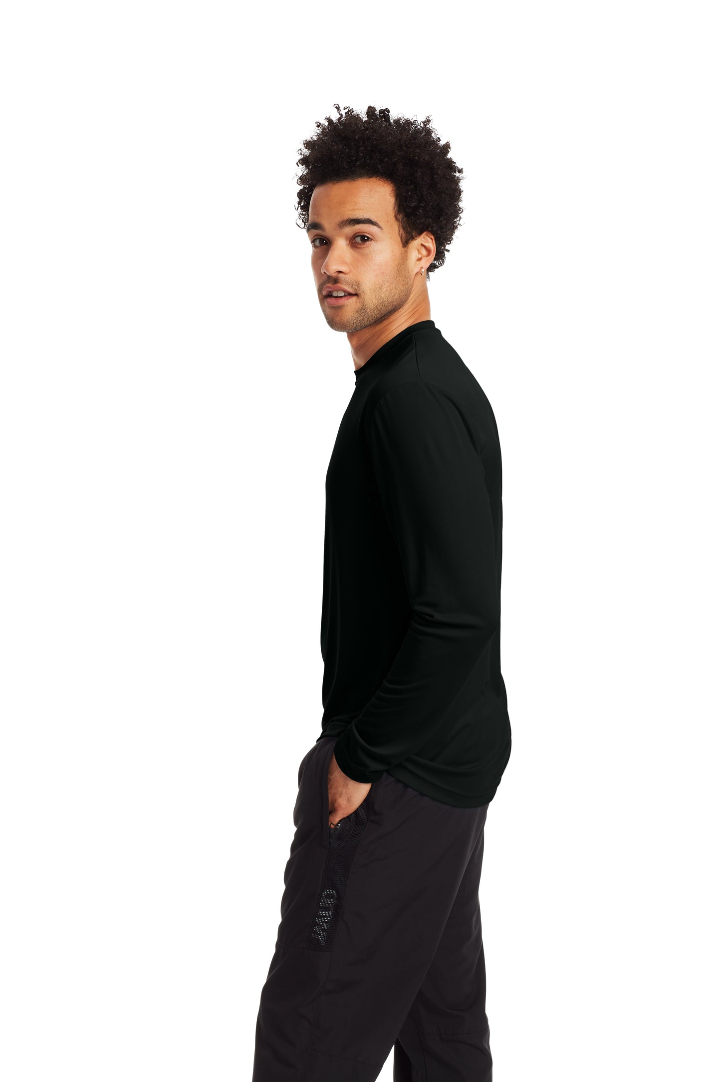 Cool DRI® Long Sleeve Tee - Black