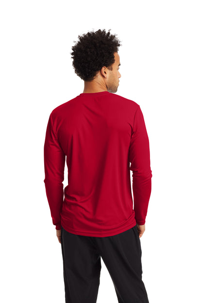 Cool DRI® Long Sleeve Tee - Deep Red