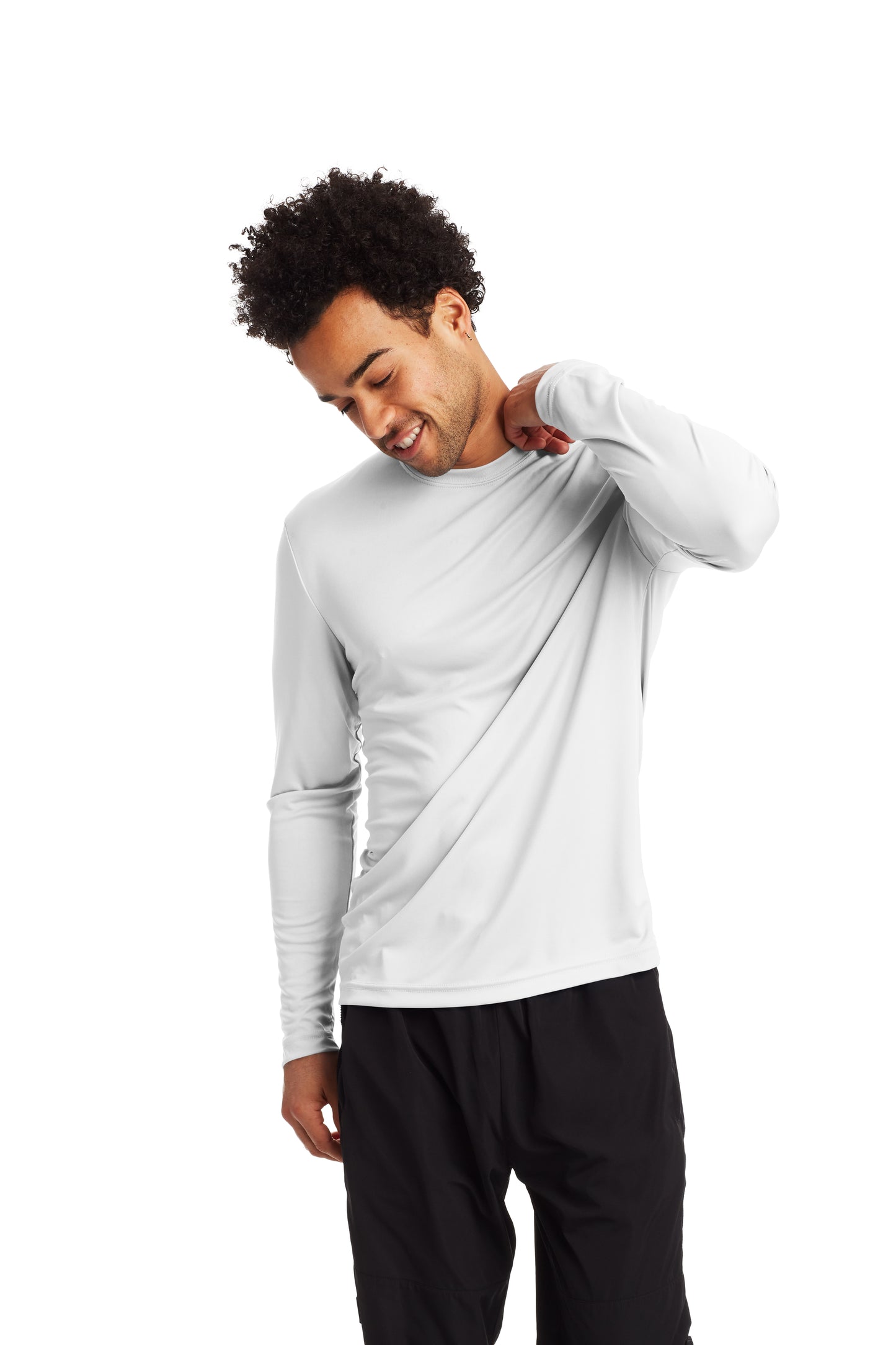Cool DRI® Long Sleeve Tee - White