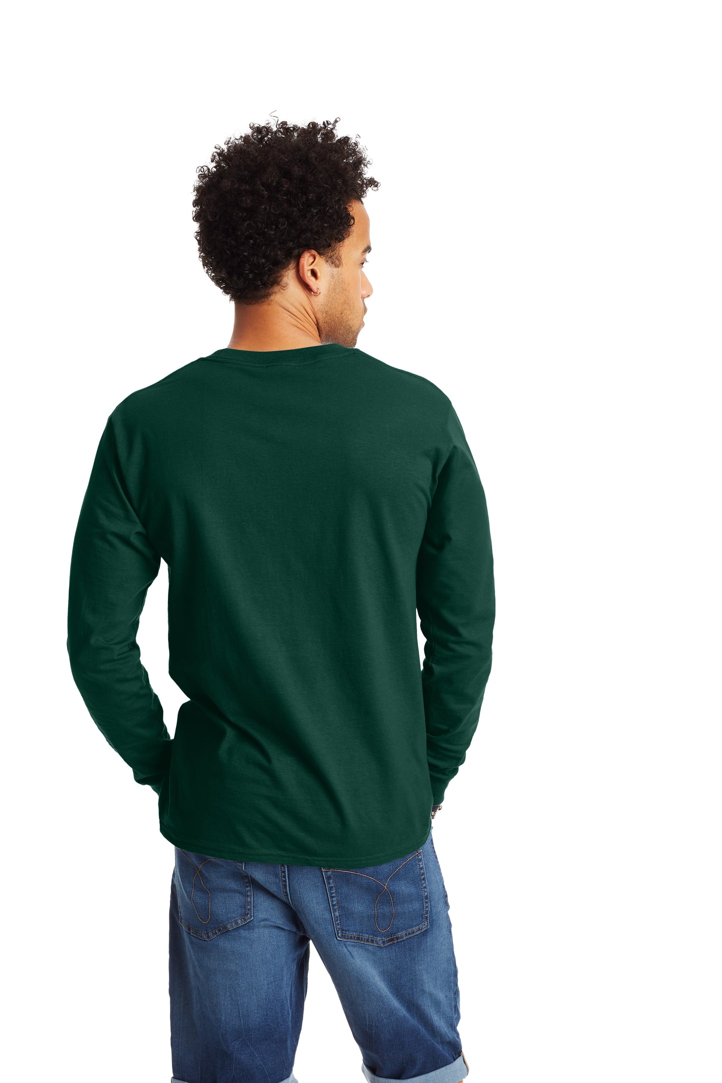 Beefy-T® Long Sleeve Tee - Deep Forest