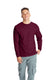 Hanes 5186 - Beefy-T® Long Sleeve Tee - Maroon
