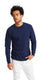 Hanes 5186 - Beefy-T® Long Sleeve Tee - Navy