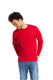 Hanes 5596 - Authentic Long Sleeve Pocket Tee - Deep Red
