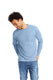 Hanes 5596 - Authentic Long Sleeve Pocket Tee - Light Blue