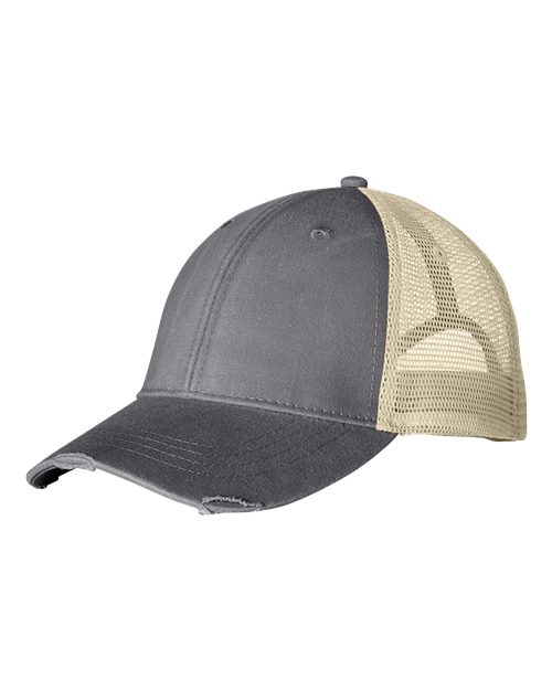 Adams Headwear OL102 Charcoal/ Tan — front