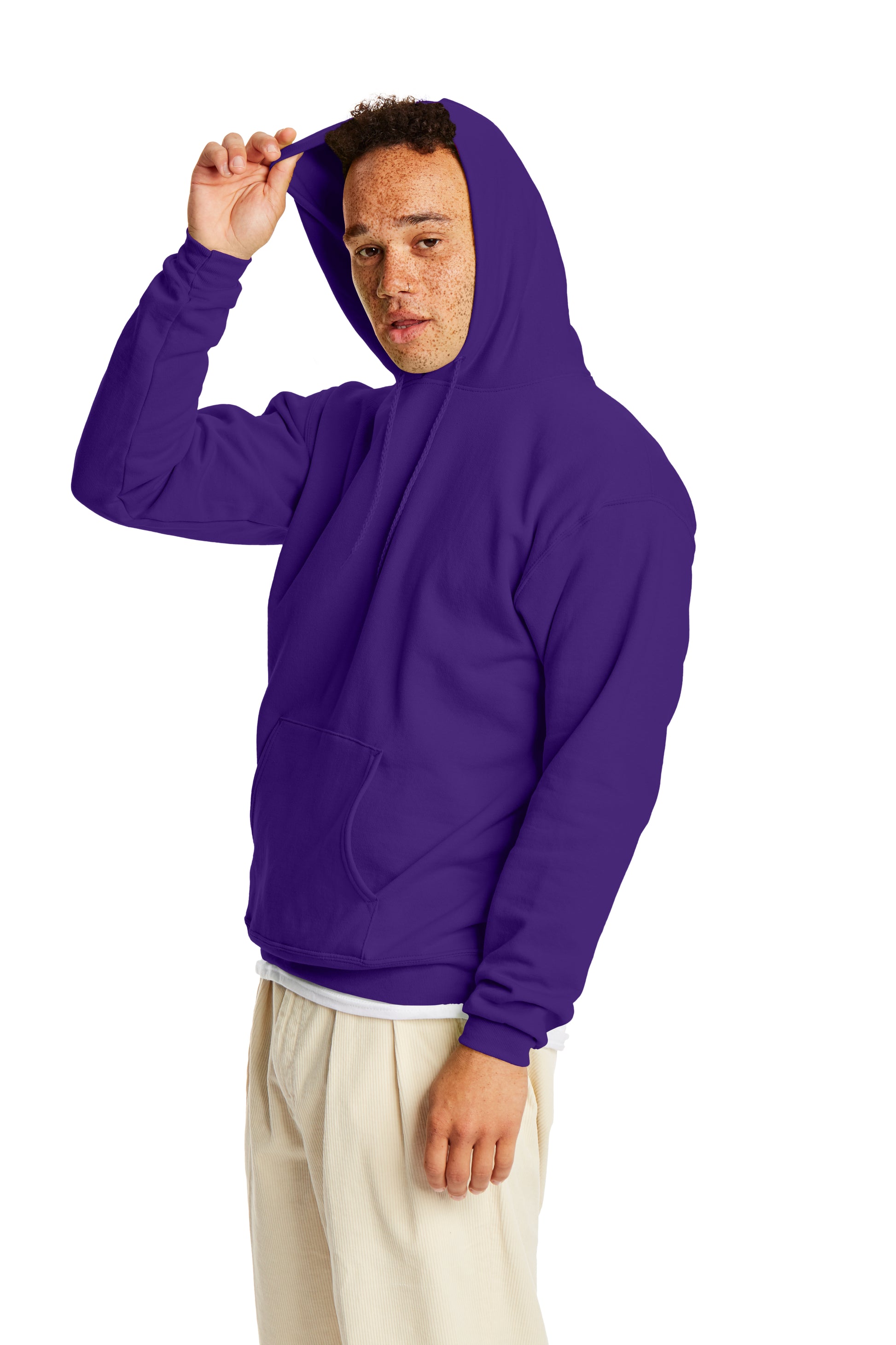 Ecosmart® 50/50 Pullover Hoodie - Athletic Purple