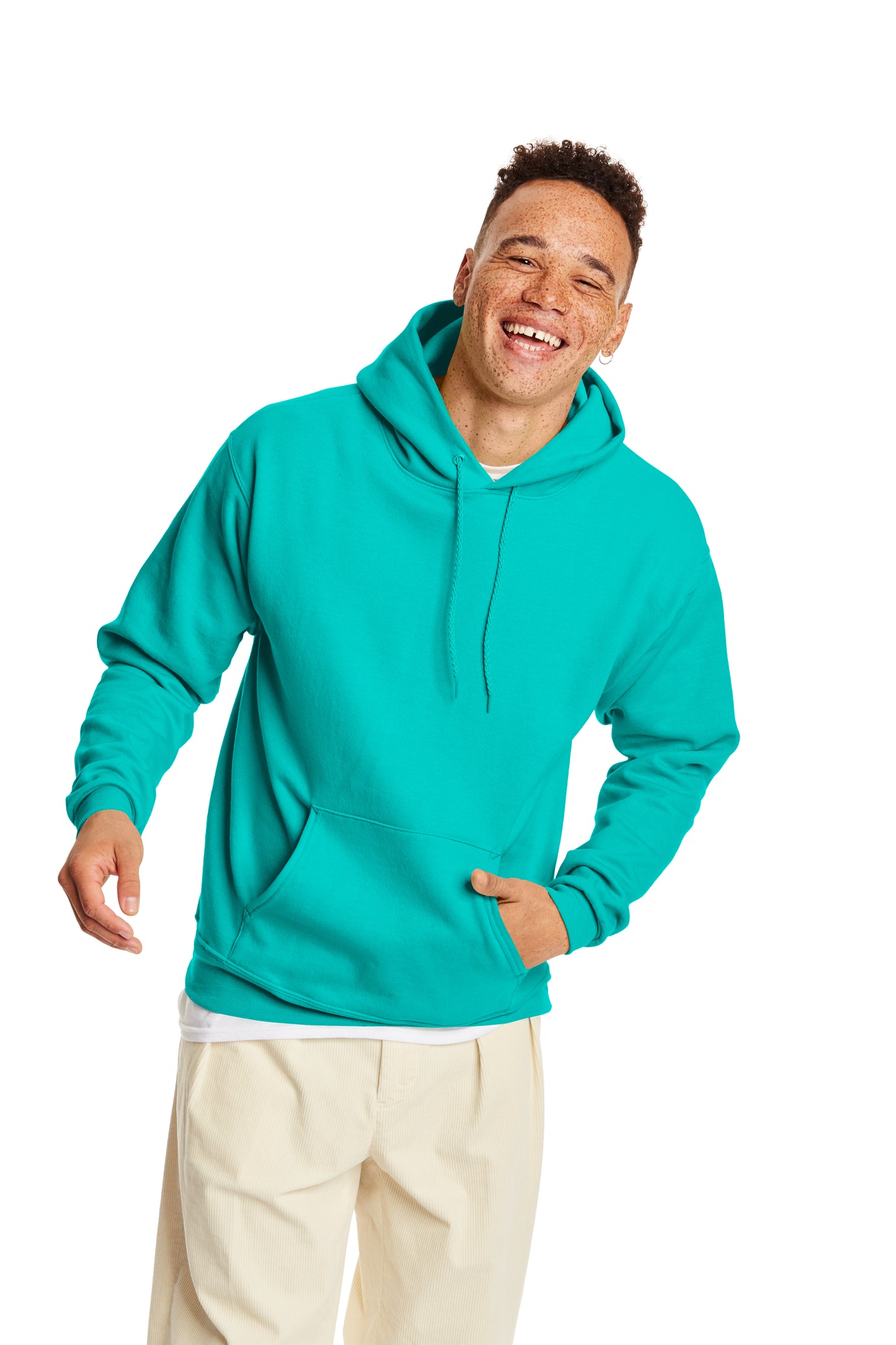 Ecosmart® 50/50 Pullover Hoodie - Athletic Teal