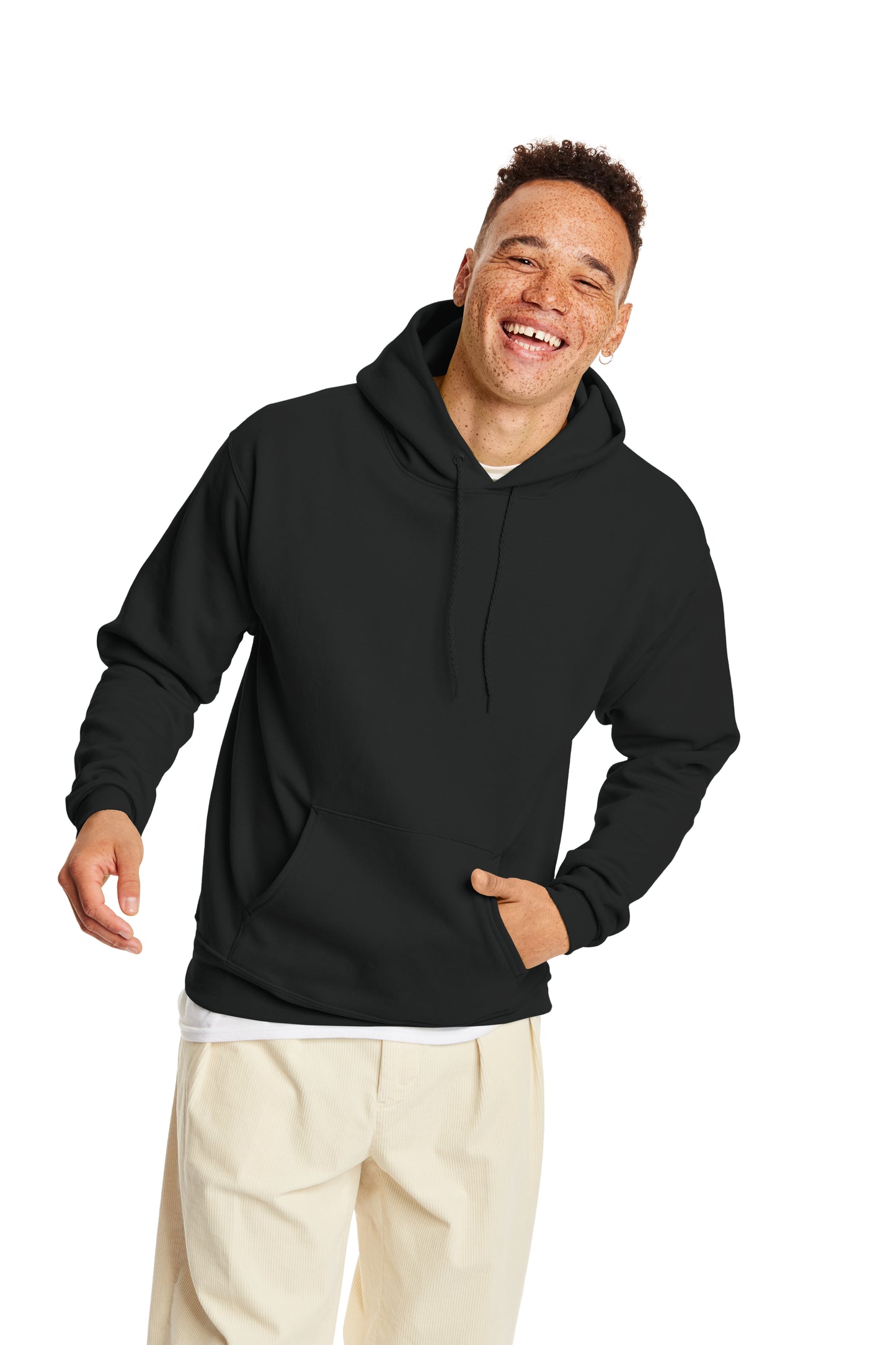 Ecosmart® 50/50 Pullover Hoodie - Black
