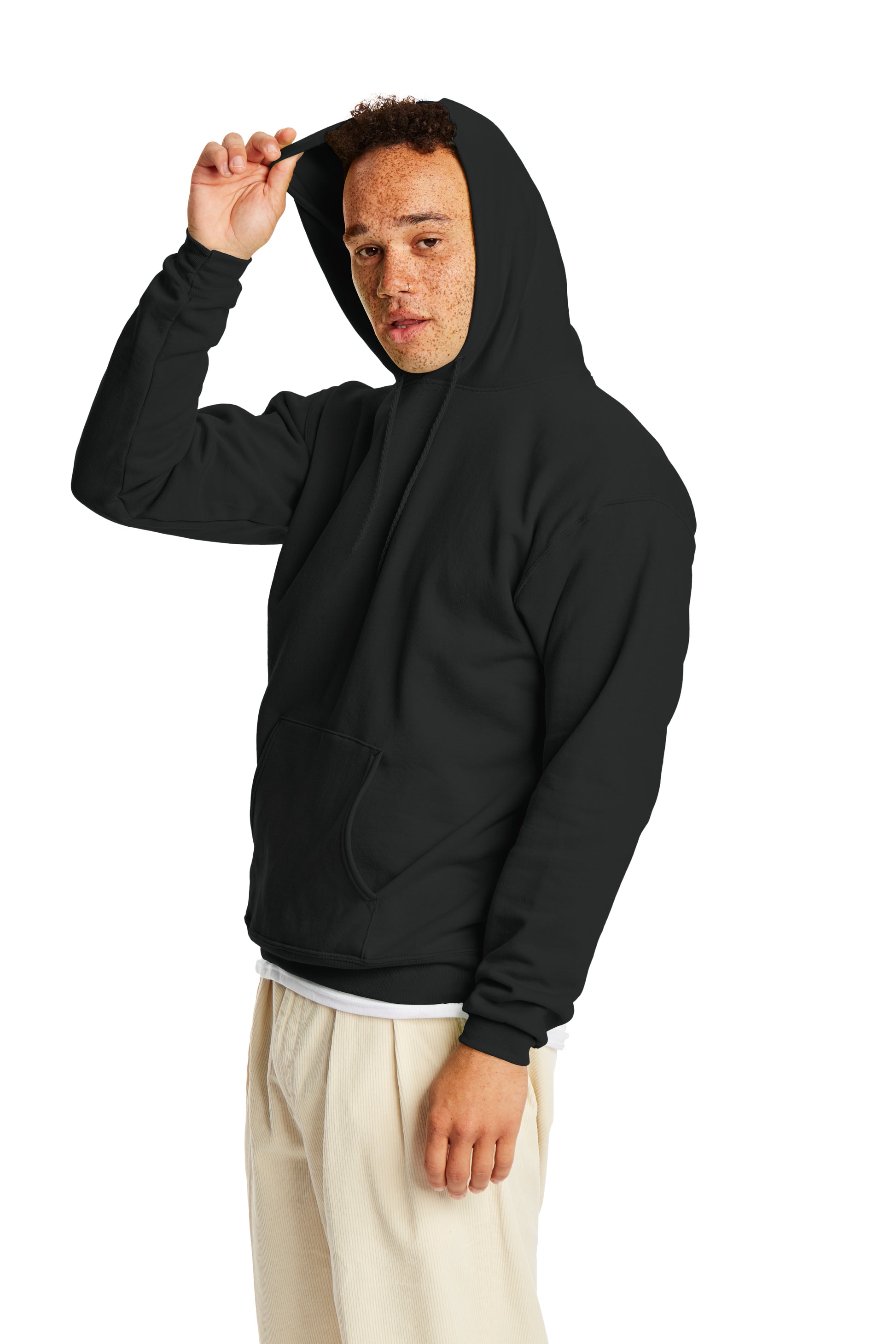 Ecosmart® 50/50 Pullover Hoodie - Black