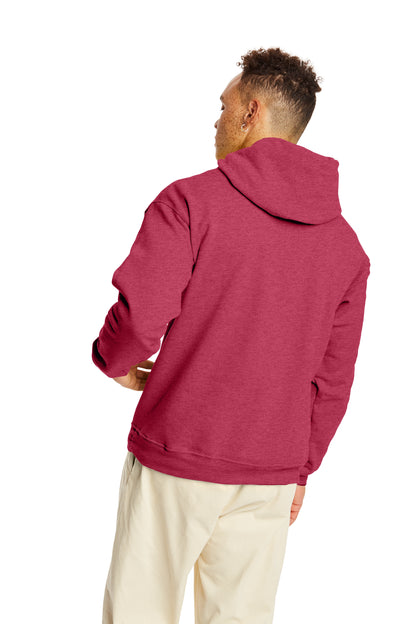 Ecosmart® 50/50 Pullover Hoodie - Heather Red