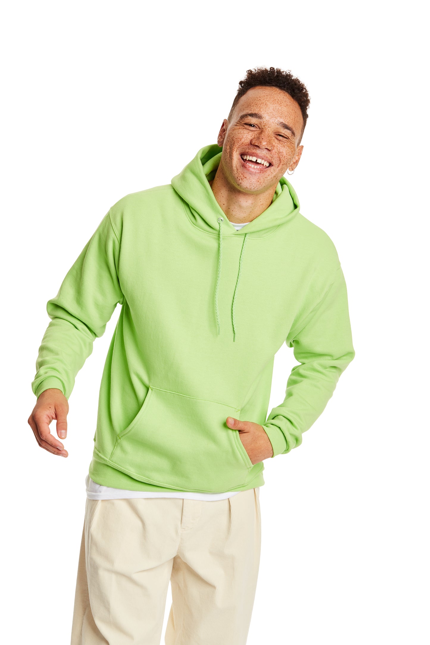 Ecosmart® 50/50 Pullover Hoodie - Lime