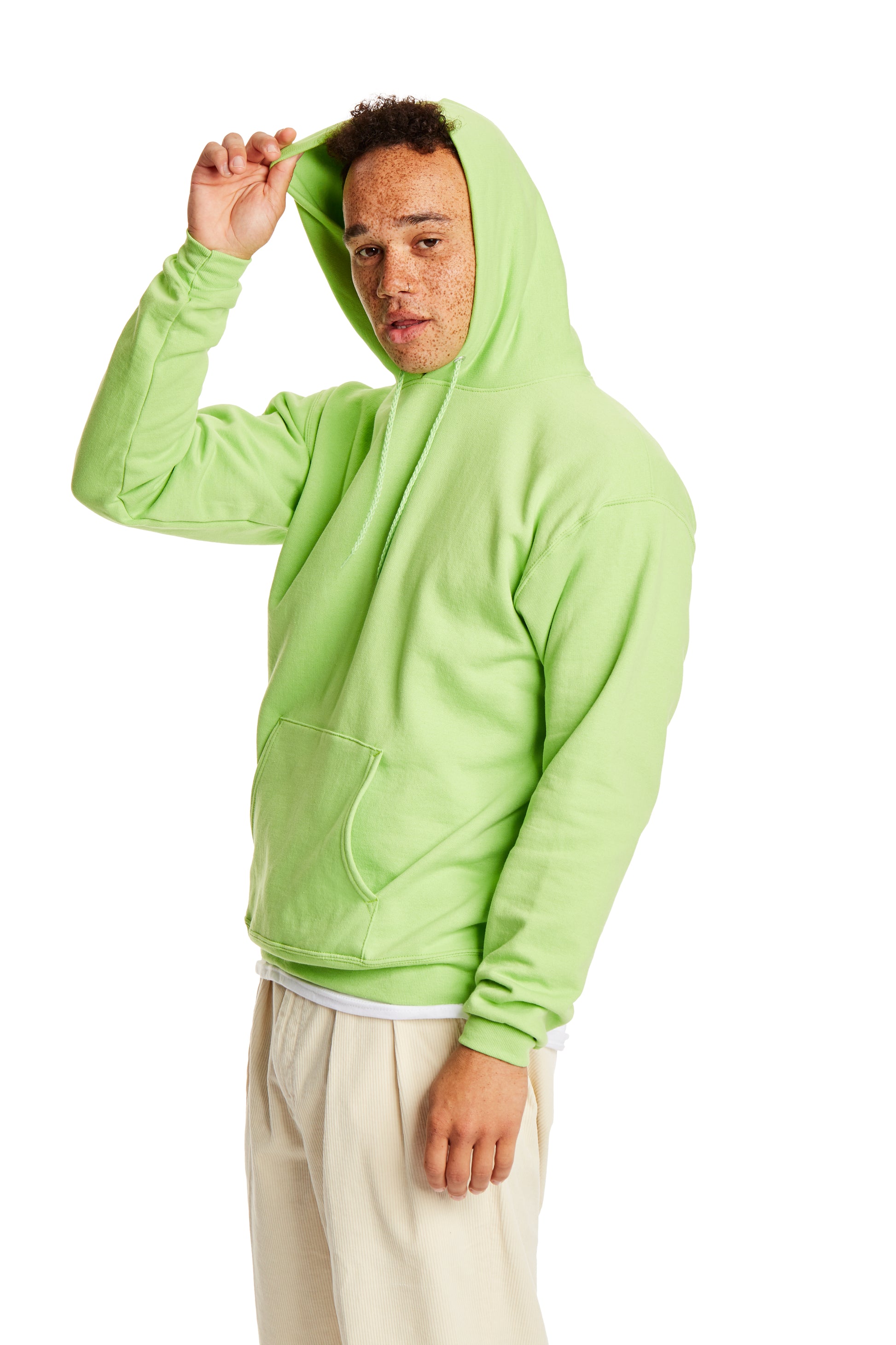 Ecosmart® 50/50 Pullover Hoodie - Lime
