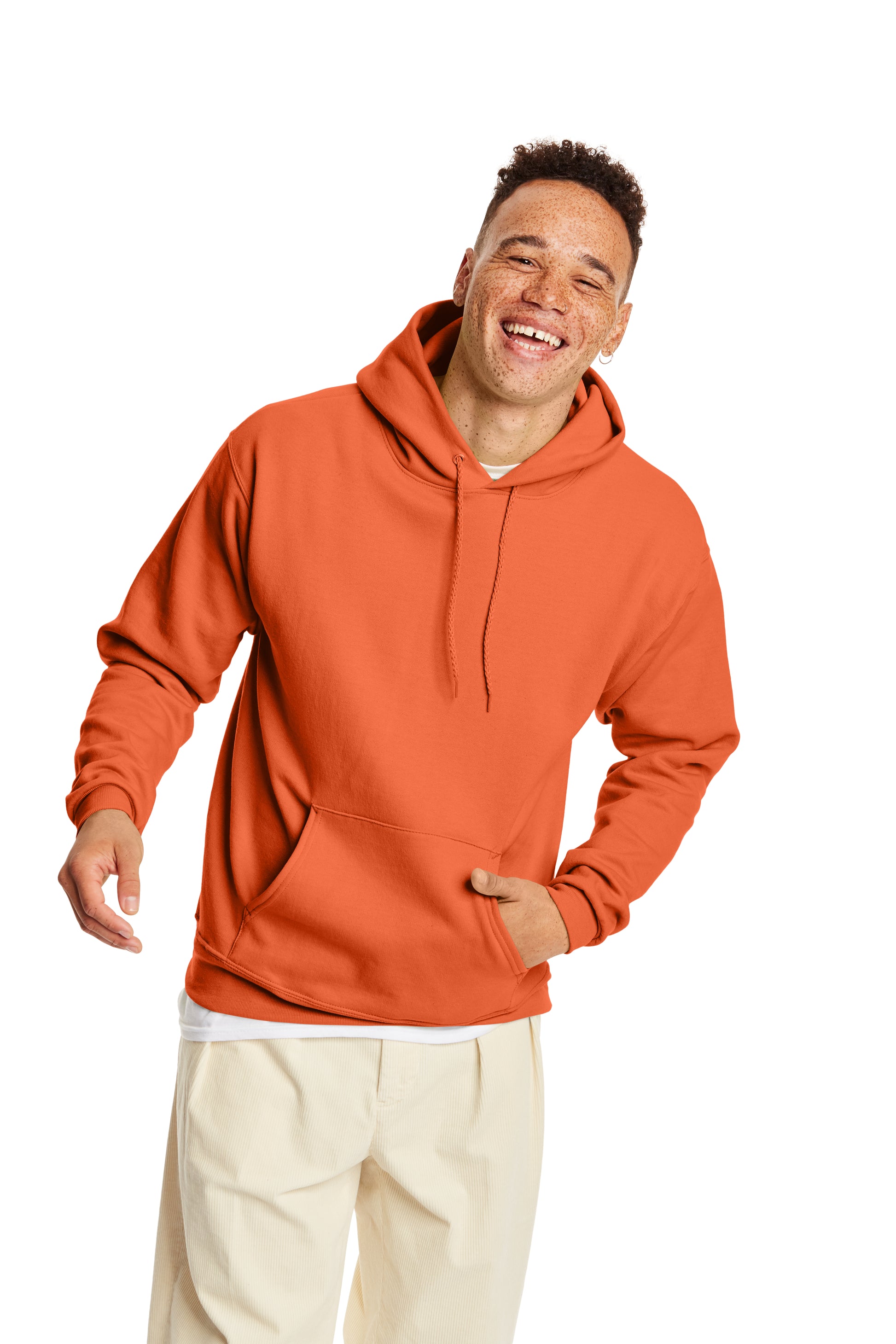 Ecosmart® 50/50 Pullover Hoodie - Orange