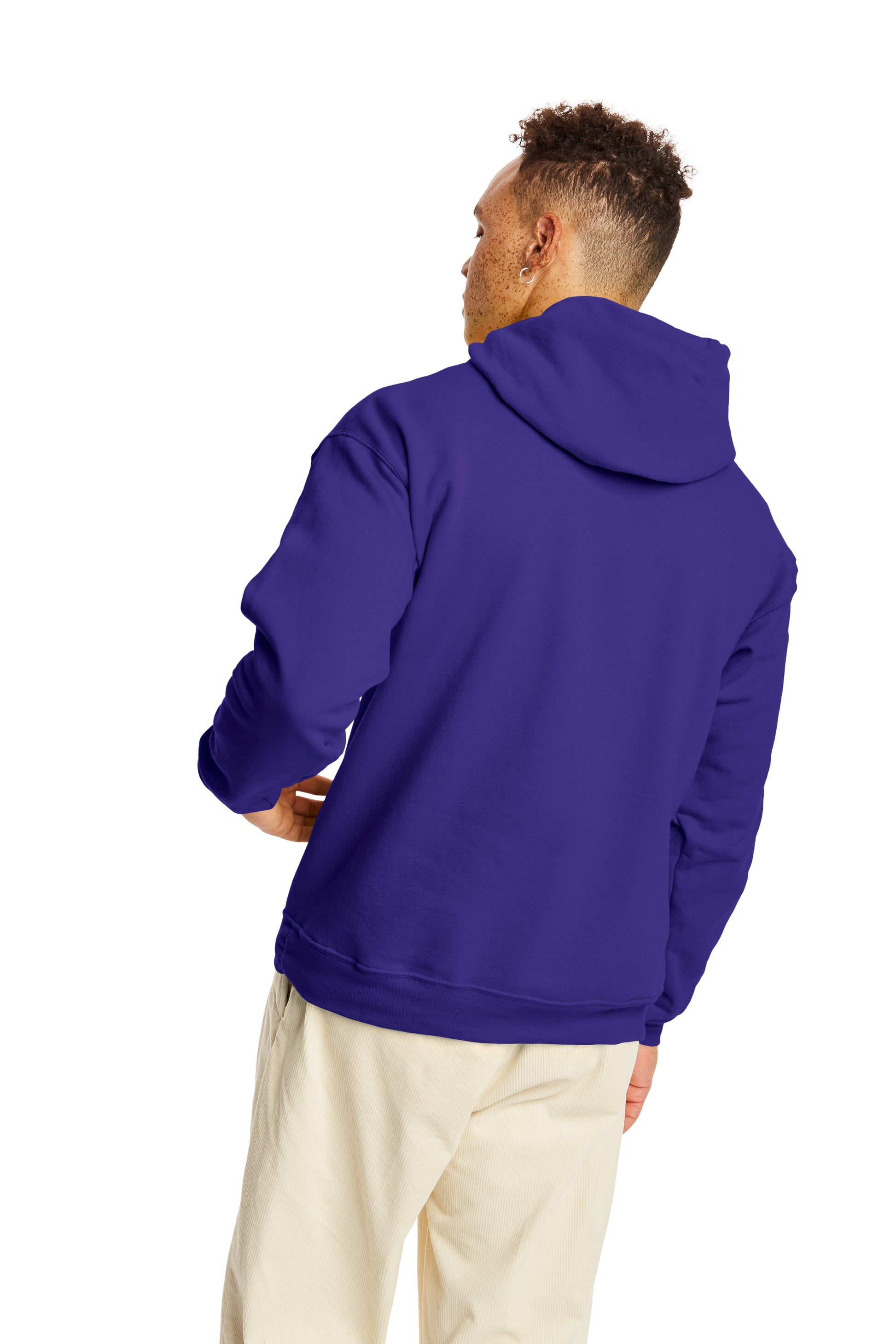 Ecosmart® 50/50 Pullover Hoodie - Purple