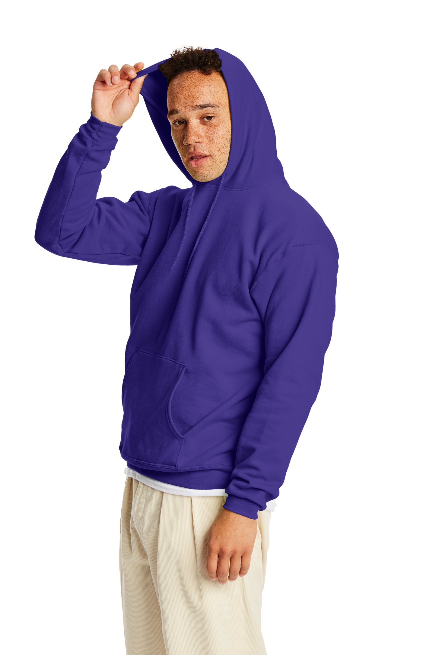 Ecosmart® 50/50 Pullover Hoodie - Purple