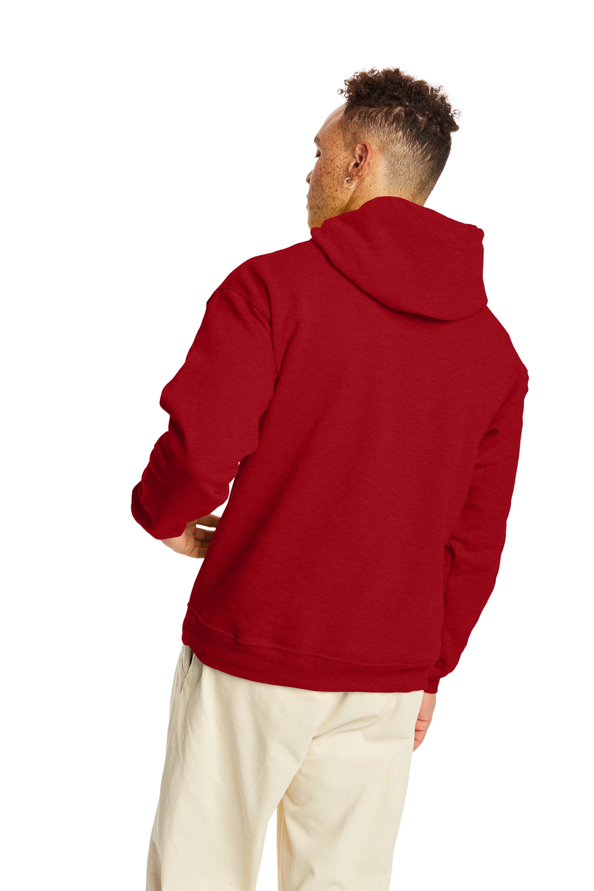 Ecosmart® 50/50 Pullover Hoodie - Red Pepper Heather