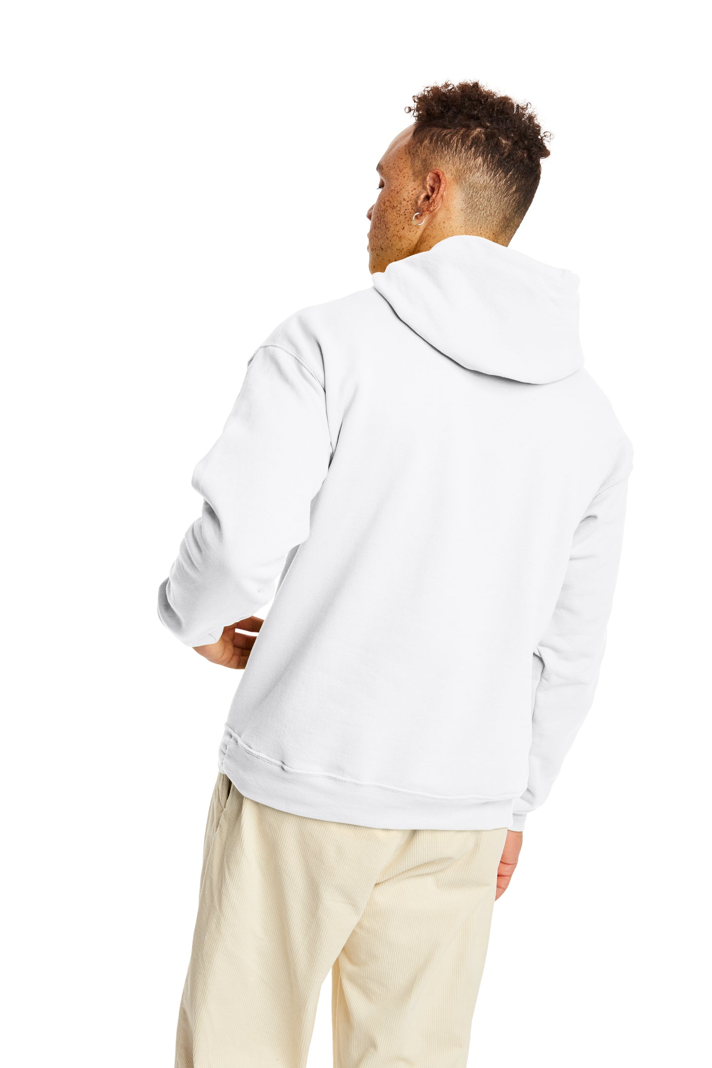 Ecosmart® 50/50 Pullover Hoodie - White