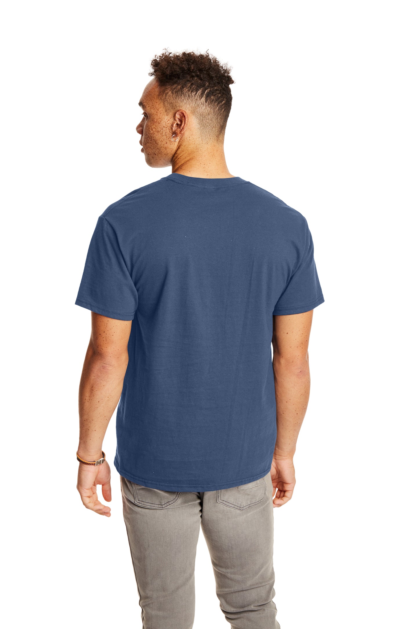 Beefy-T® Short Sleeve Pocket Tee - Denim Blue
