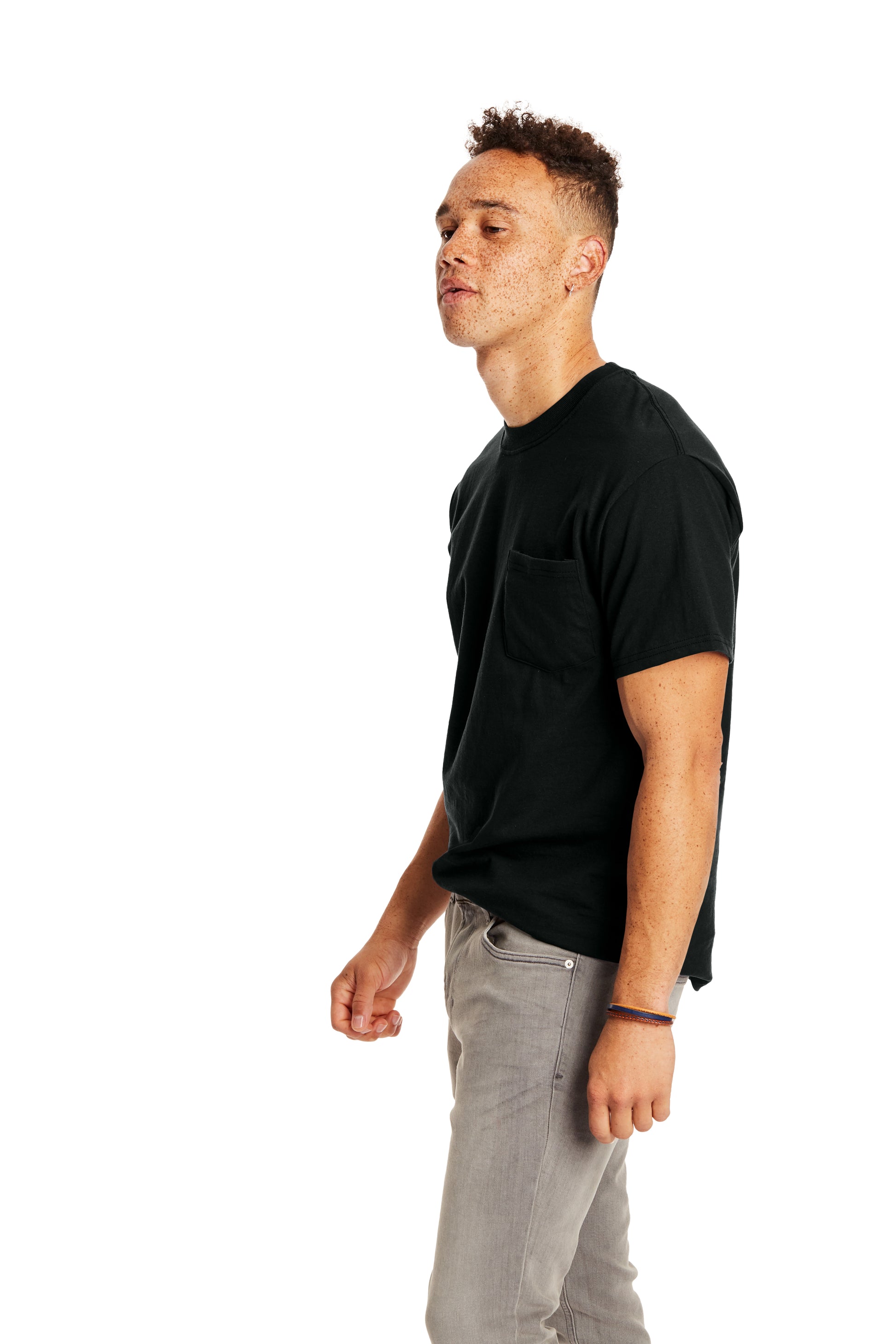 Beefy-T® Short Sleeve Pocket Tee - Black
