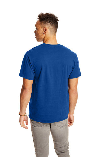 Beefy-T® Short Sleeve Pocket Tee - Deep Royal