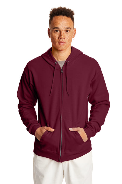 EcoSmart® 50/50 Full-Zip Hoodie - Maroon