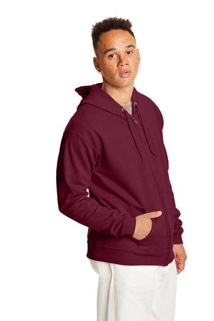 EcoSmart® 50/50 Full-Zip Hoodie - Maroon