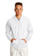 Hanes P180 - EcoSmart® 50/50 Full-Zip Hoodie - White