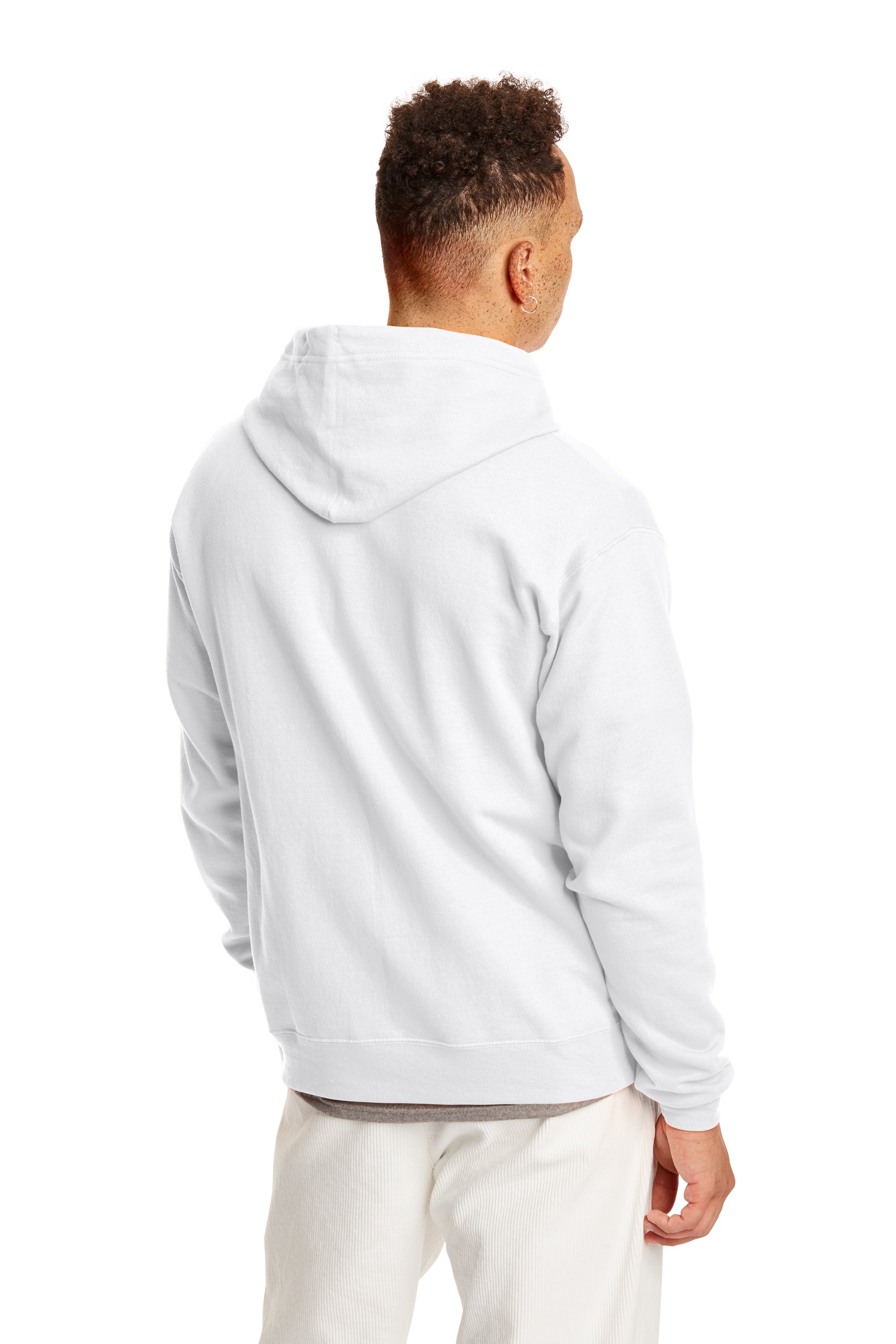 EcoSmart® 50/50 Full-Zip Hoodie - White