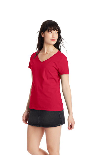 Women's Perfect-T Short Sleeve V-neck - Deep Red