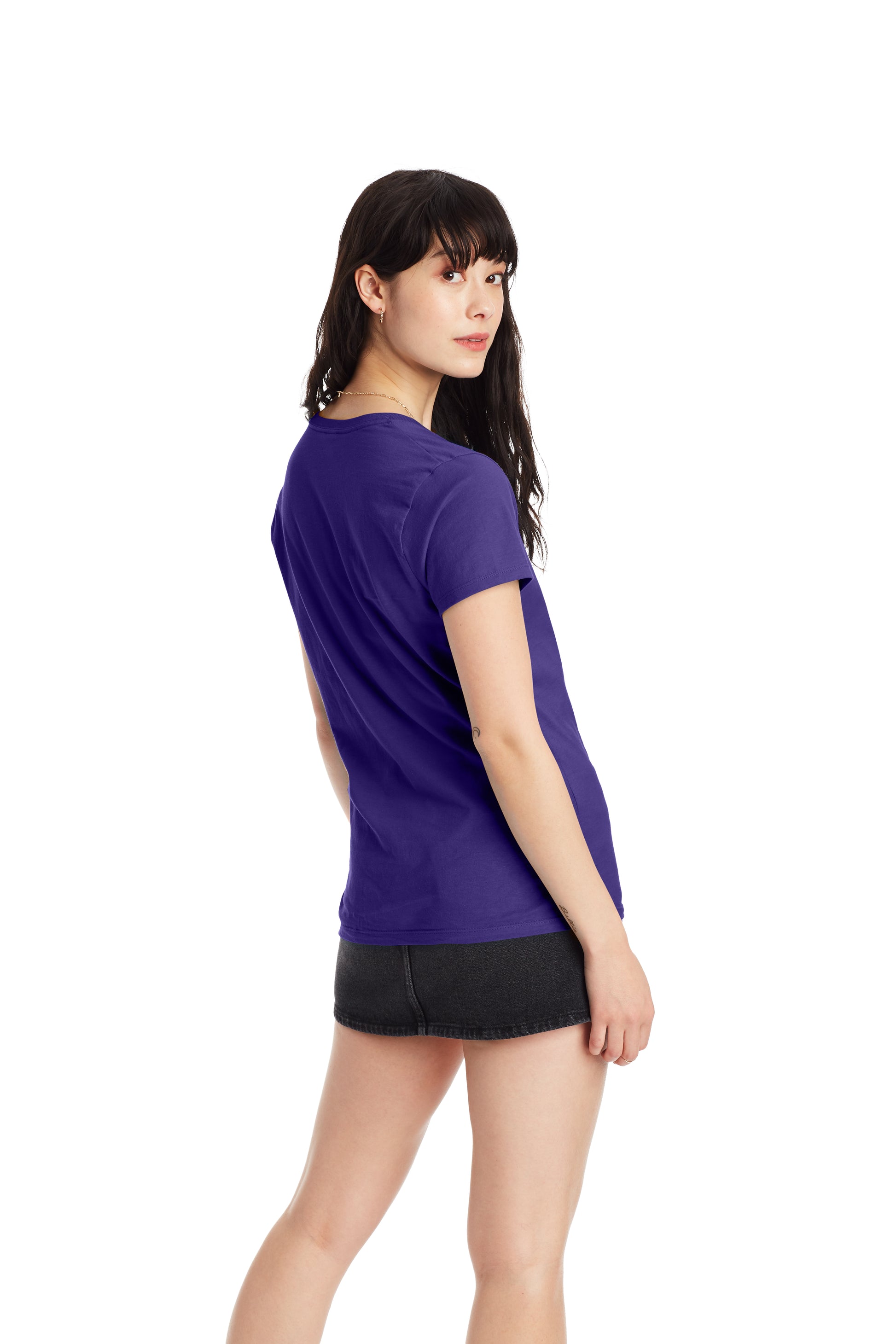 Women's Perfect-T Short Sleeve V-neck - Purple