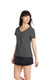 Hanes S04V - Women's Perfect-T Short Sleeve V-neck - Smoke Gray