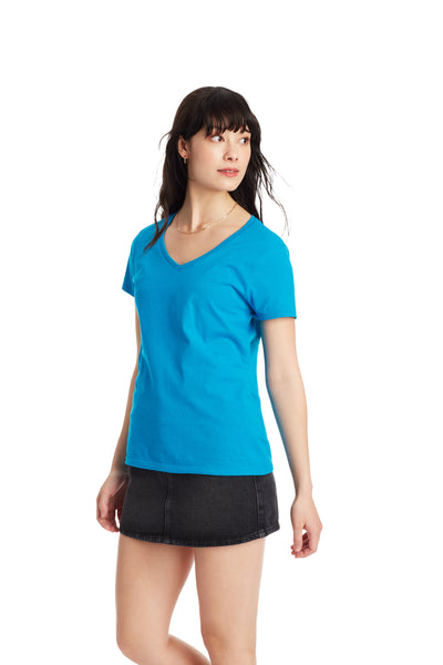 Women's Perfect-T Short Sleeve V-neck - Teal