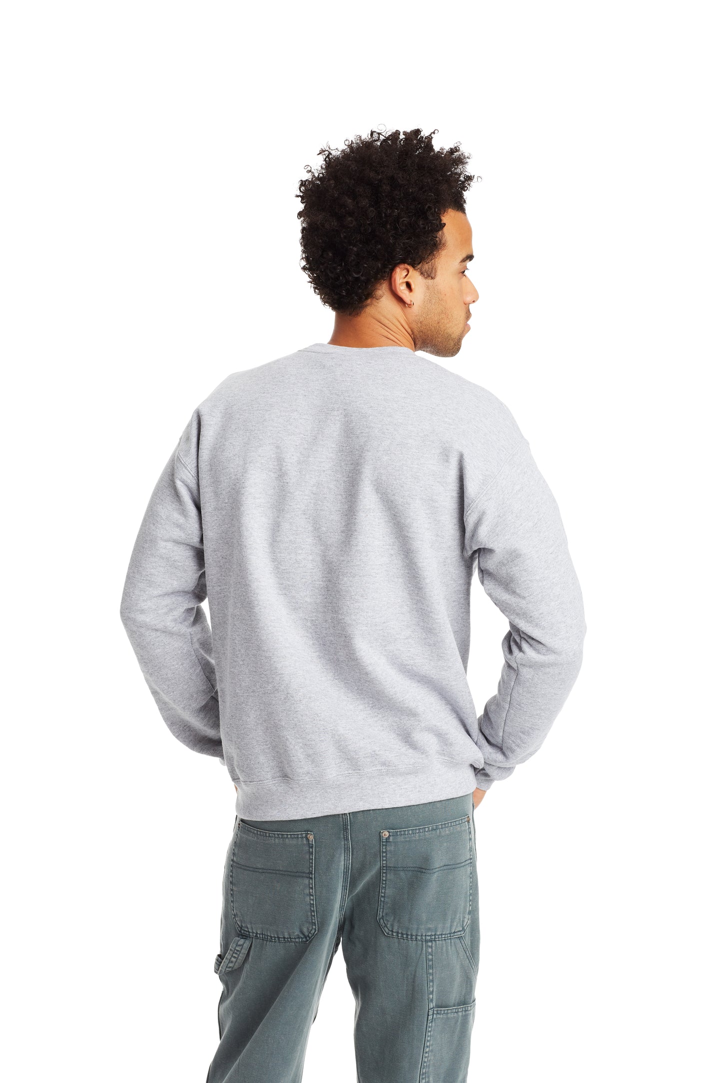Unisex Ecosmart® 50/50 Crewneck Sweatshirt - Light Steel