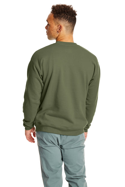 Unisex Ecosmart® 50/50 Crewneck Sweatshirt - Fatigue Green
