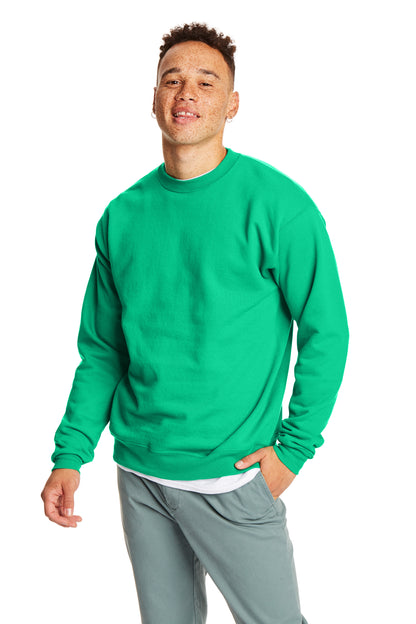 Unisex Ecosmart® 50/50 Crewneck Sweatshirt - Kelly Green