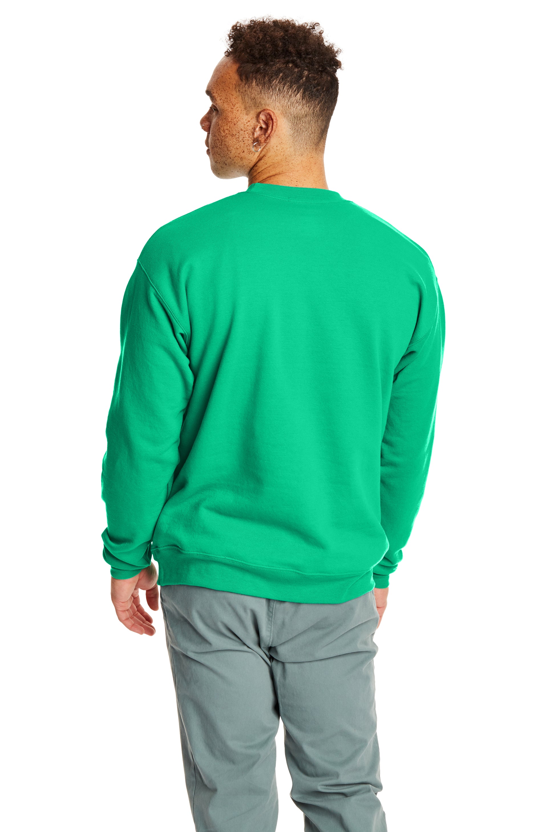 Unisex Ecosmart® 50/50 Crewneck Sweatshirt - Kelly Green