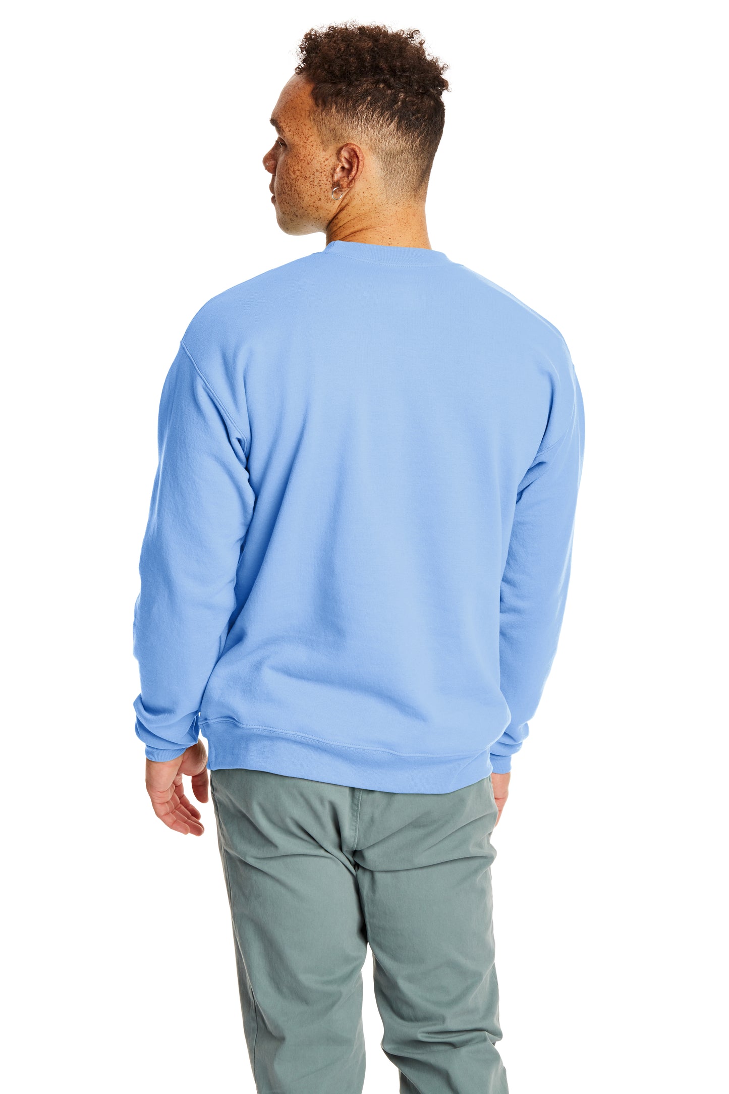 Unisex Ecosmart® 50/50 Crewneck Sweatshirt - Light Blue
