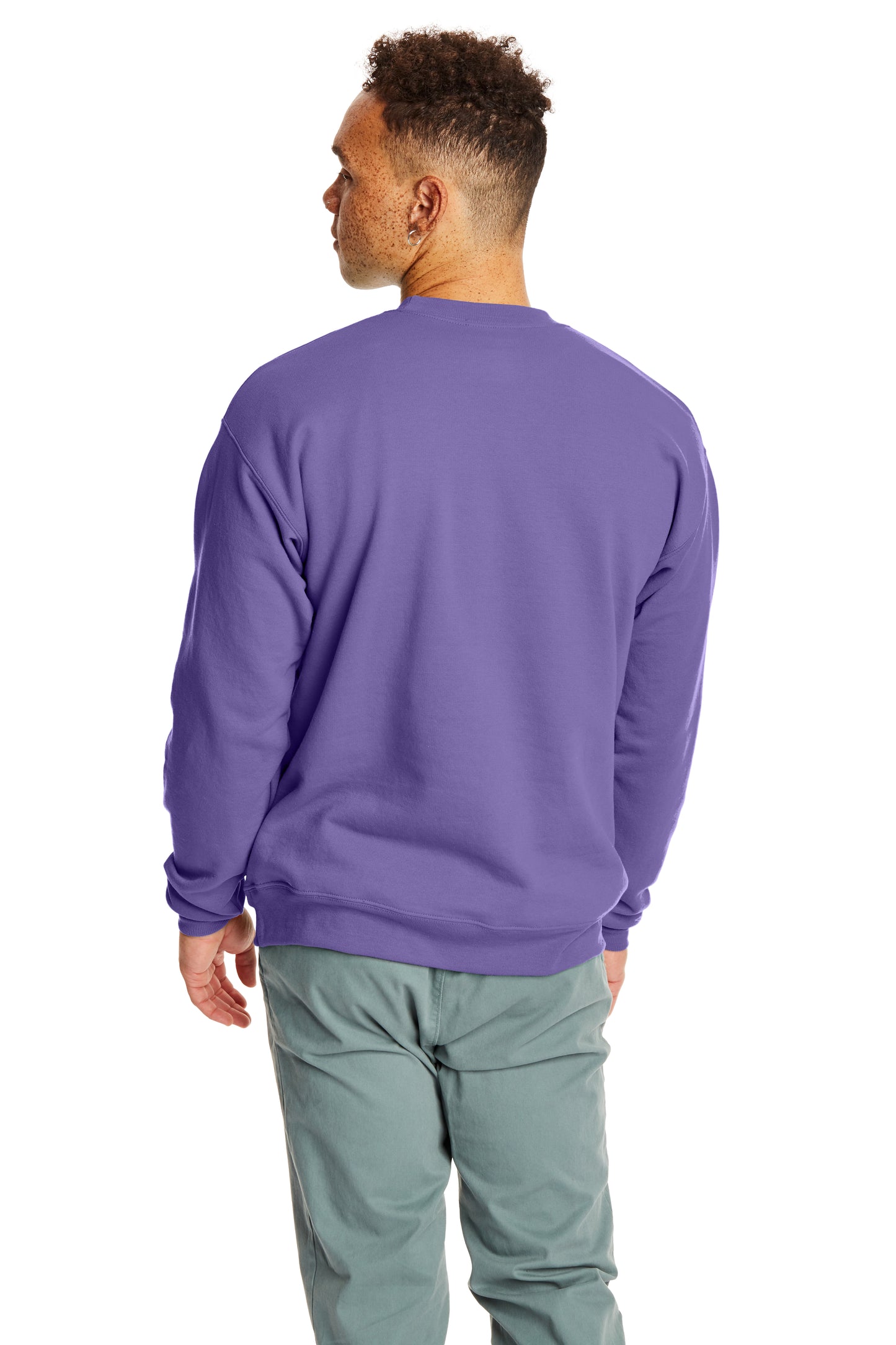 Unisex Ecosmart® 50/50 Crewneck Sweatshirt - Purple
