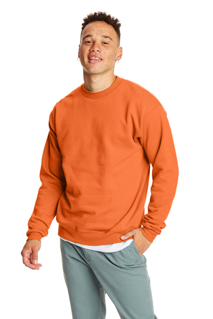 Unisex Ecosmart® 50/50 Crewneck Sweatshirt - Safety Orange