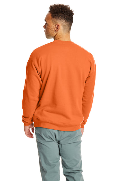 Unisex Ecosmart® 50/50 Crewneck Sweatshirt - Safety Orange