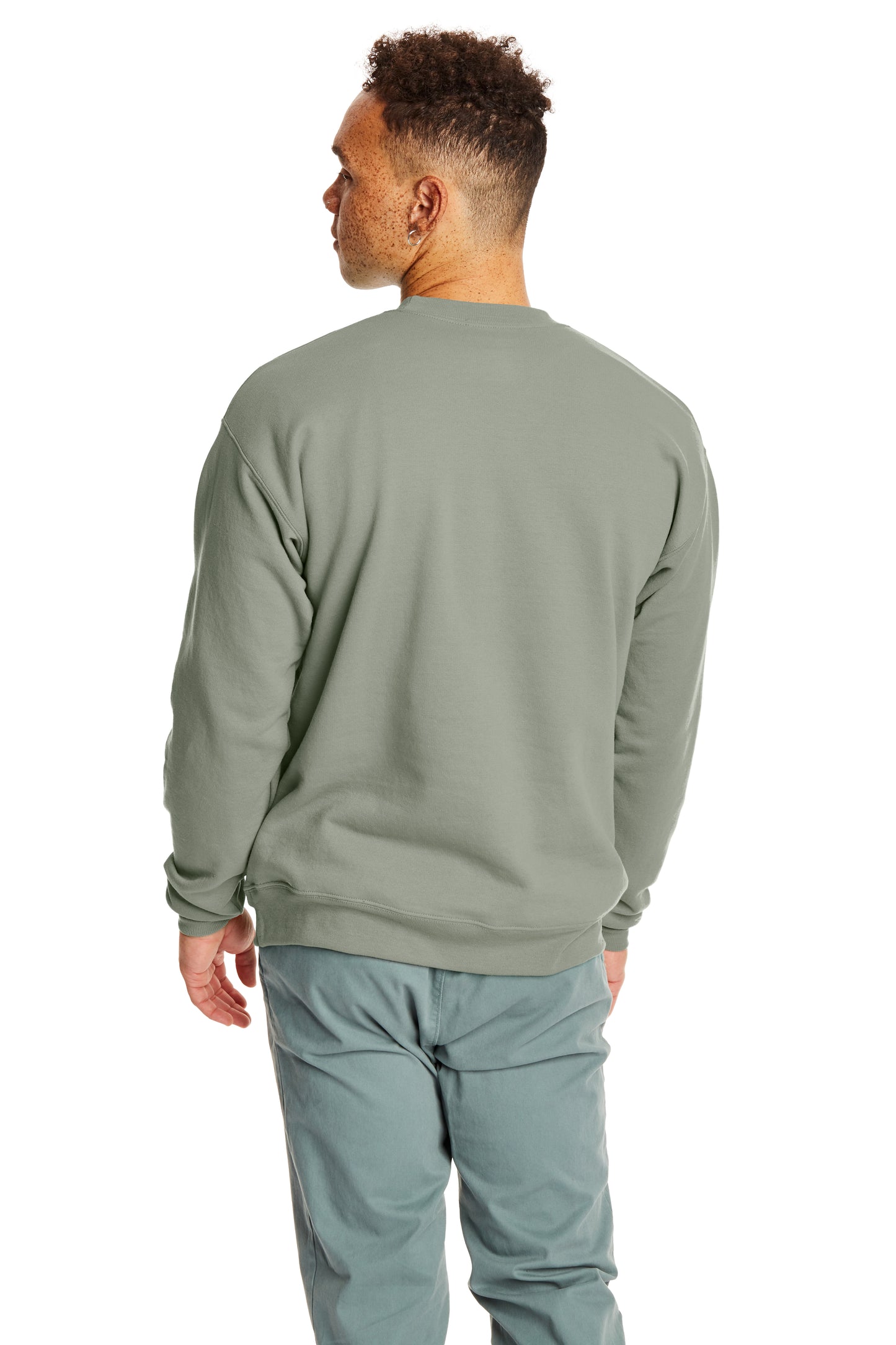 Unisex Ecosmart® 50/50 Crewneck Sweatshirt - Stonewashed Green