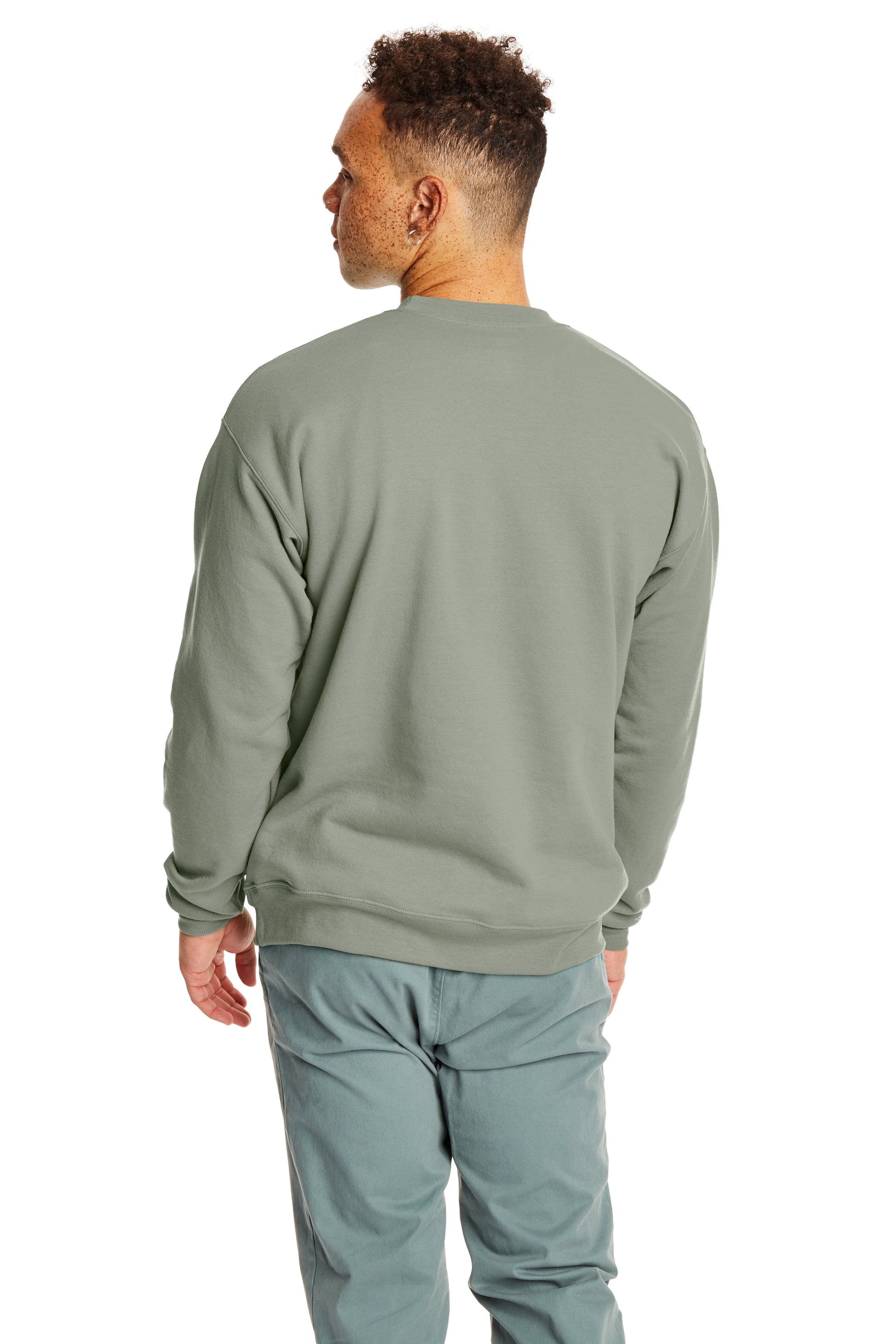 Unisex Ecosmart® 50/50 Crewneck Sweatshirt - Stonewashed Green