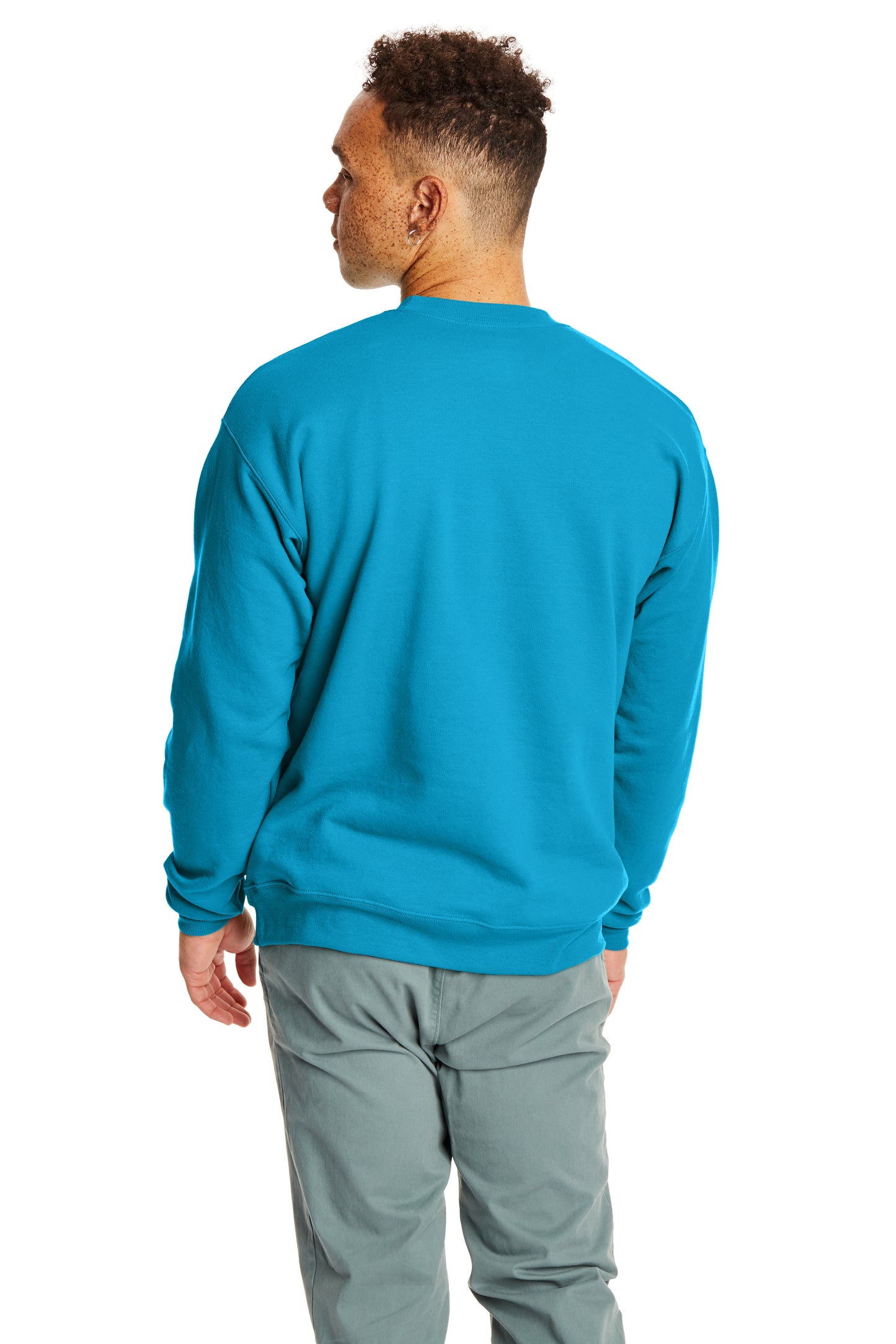 Unisex Ecosmart® 50/50 Crewneck Sweatshirt - Teal