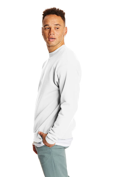 Unisex Ecosmart® 50/50 Crewneck Sweatshirt - White