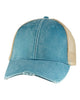 Teal / Tan