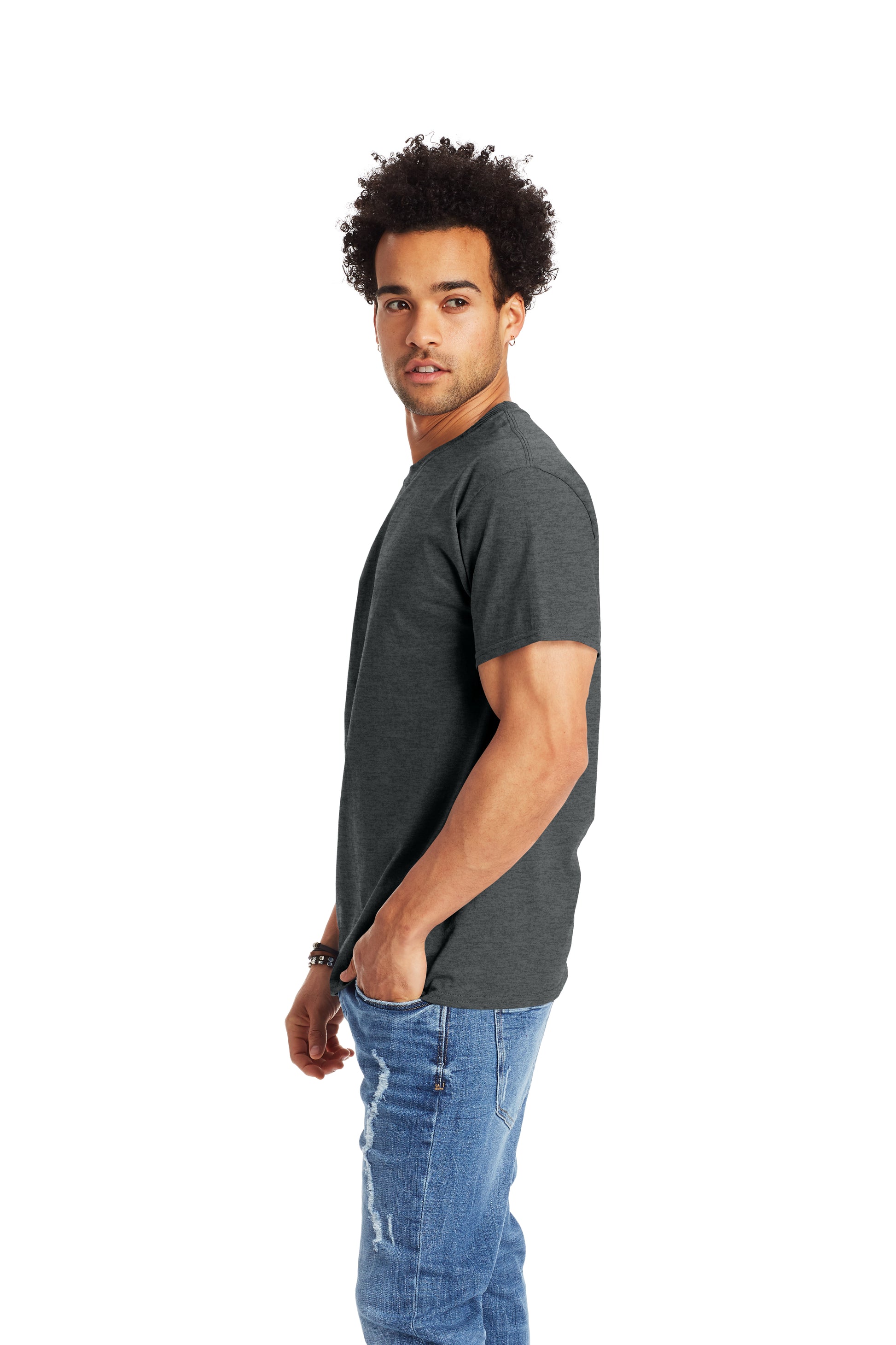 Authentic Short Sleeve Tee - Charcoal Heather