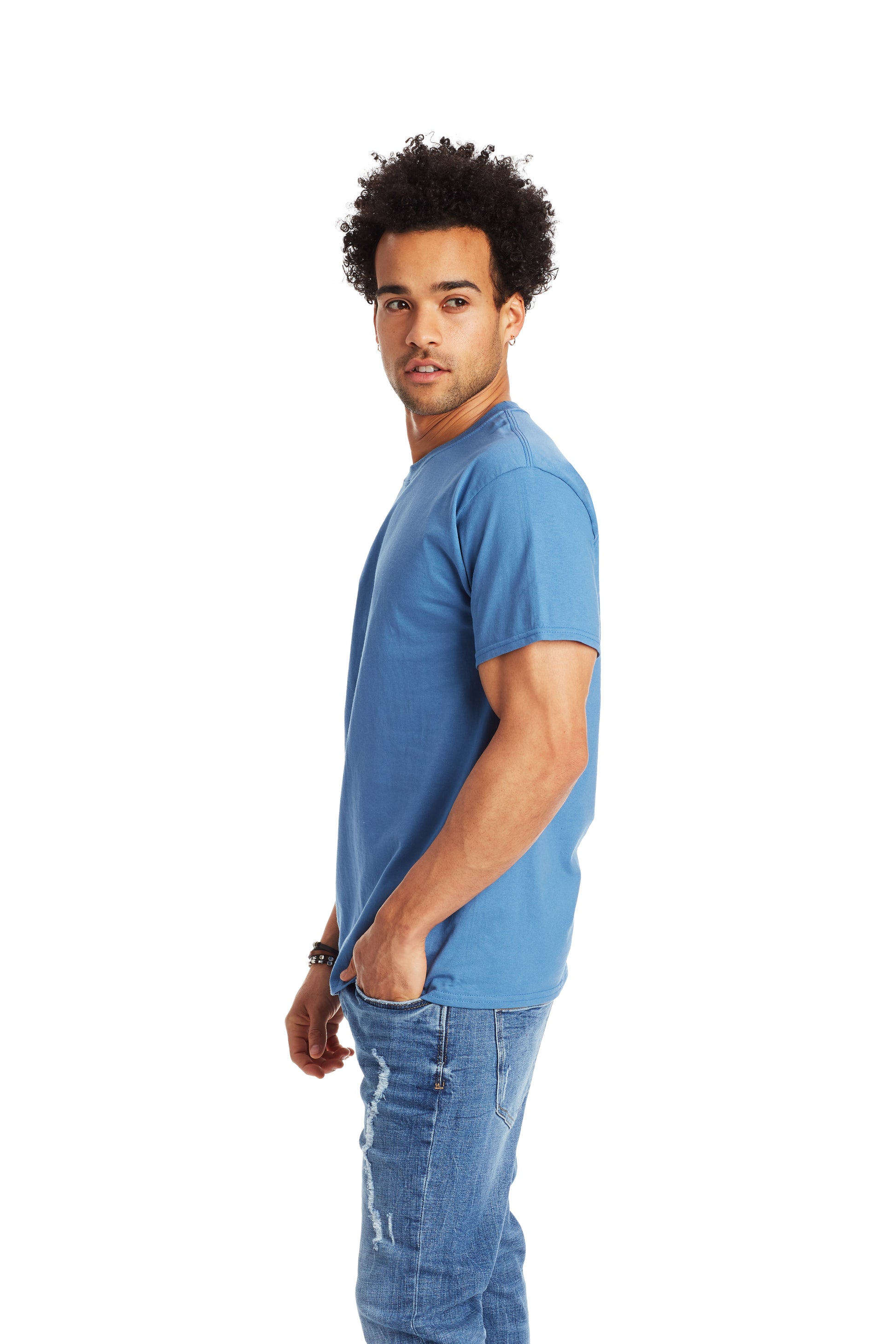 Authentic Short Sleeve Tee - Denim Blue